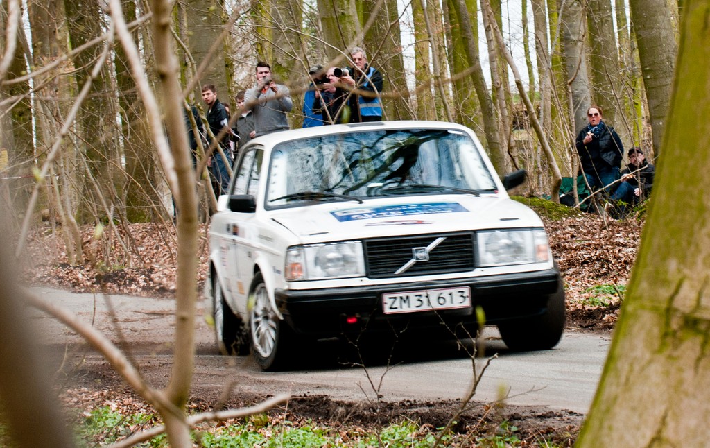 Heino Mejer og Bo Mølgaard lagde sig hurtigt i spidsen i klasse 8
(Foto: rallypics.dk)
